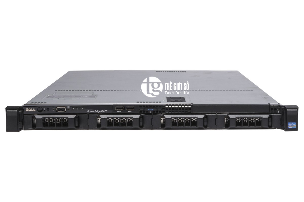 SERVER DELL POWEREDGE R420 - E5-2407v2, 4-Core E5-2407v2 2.4GHz, 10M Cache, 6.4GT/s QPI